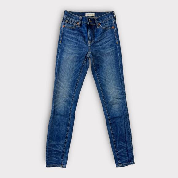 Madewell High Riser Skinny Jean in Dayton Wash Size 24 - Picture 1 of 9
